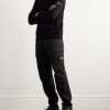 Tapered Stretch-Cotton Cargo Trousers - OU Tapered Stretch-Cotton Cargo Trousers - OU