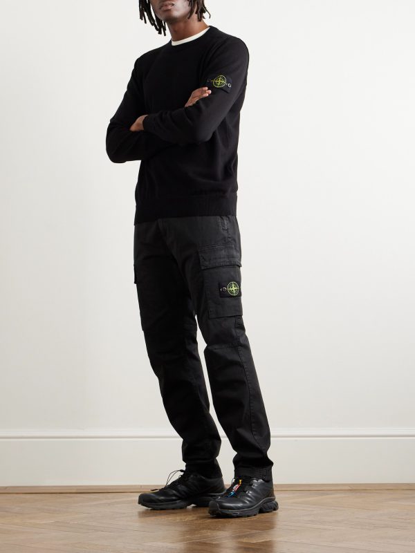 Tapered Stretch-Cotton Cargo Trousers - OU Tapered Stretch-Cotton Cargo Trousers - OU