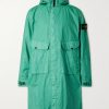 Logo-Appliquéd Garment-Dyed Membrana 3L TC Hooded Parka Logo-Appliquéd Garment-Dyed Membrana 3L TC Hooded Parka