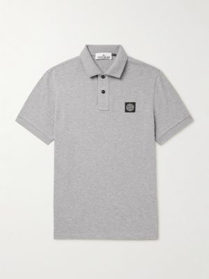 Logo-Appliquéd Cotton-Blend Piqué Polo Shirt Logo-Appliquéd Cotton-Blend Piqué Polo Shirt