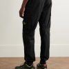 Tapered Cotton-Blend Cargo Trousers - BK