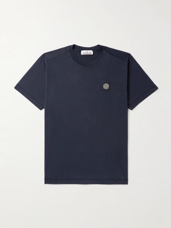 Logo-Appliquéd Cotton-Jersey T-Shirt