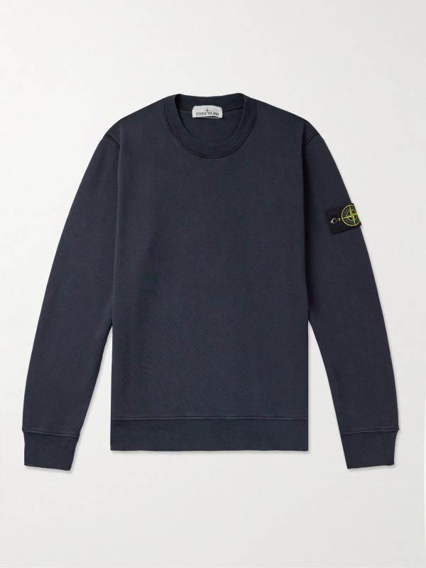 Logo-Appliquéd Garment-Dyed Cotton-Jersey Sweatshirt Logo-Appliquéd Garment-Dyed Cotton-Jersey Sweatshirt