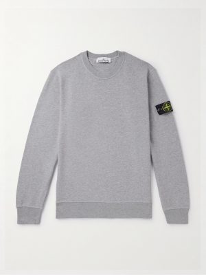 Logo-Appliquéd Garment-Dyed Cotton-Jersey Sweatshirt Logo-Appliquéd Garment-Dyed Cotton-Jersey Sweatshirt