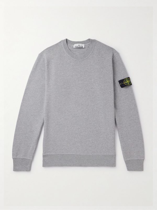 Logo-Appliquéd Garment-Dyed Cotton-Jersey Sweatshirt Logo-Appliquéd Garment-Dyed Cotton-Jersey Sweatshirt