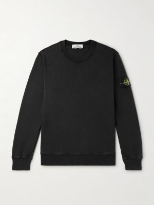 Logo-Appliquéd Garment-Dyed Cotton-Jersey Sweatshirt Logo-Appliquéd Garment-Dyed Cotton-Jersey Sweatshirt