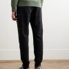 Tapered Logo-Appliquéd Garment-Dyed Cotton-Jersey Sweatpants - BK Tapered Logo-Appliquéd Garment-Dyed Cotton-Jersey Sweatpants - BK