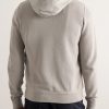 Waffle-Knit Cotton and Shell Hooded Jacket - BK Waffle-Knit Cotton and Shell Hooded Jacket - BK