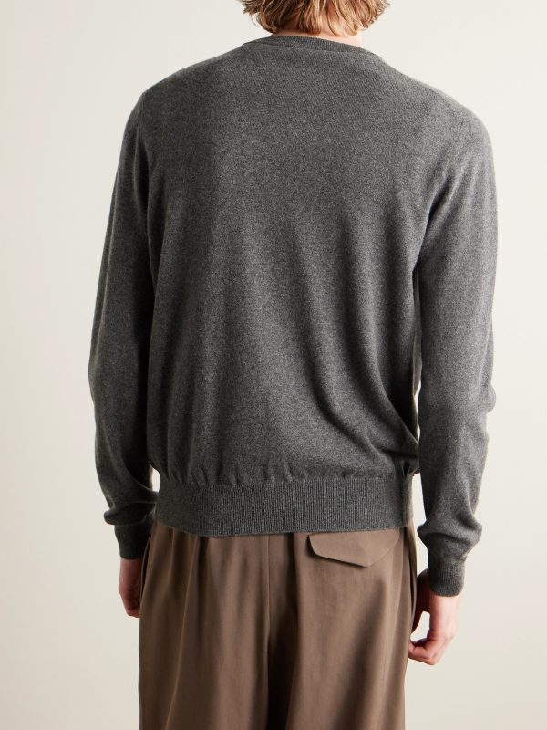 Slim-Fit Baby Cashmere Sweater - BK Slim-Fit Baby Cashmere Sweater - BK