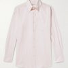 Button-Down Collar Striped Cotton Oxford Shirt Button-Down Collar Striped Cotton Oxford Shirt
