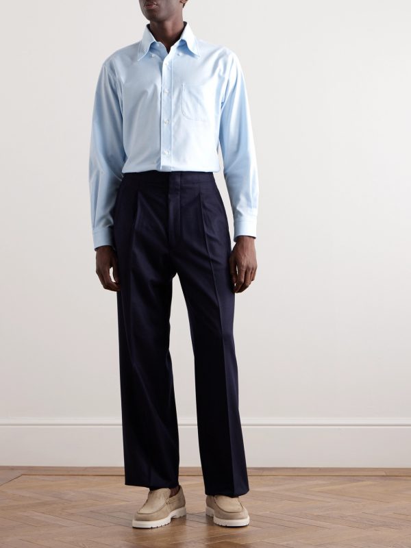 Button-Down Collar Cotton Oxford Shirt - OU