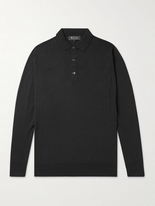 Slim-Fit Wish® Virgin Wool Polo Shirt