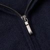 Ribbed Cashmere Zip-Up Sweater - CU Ribbed Cashmere Zip-Up Sweater - CU