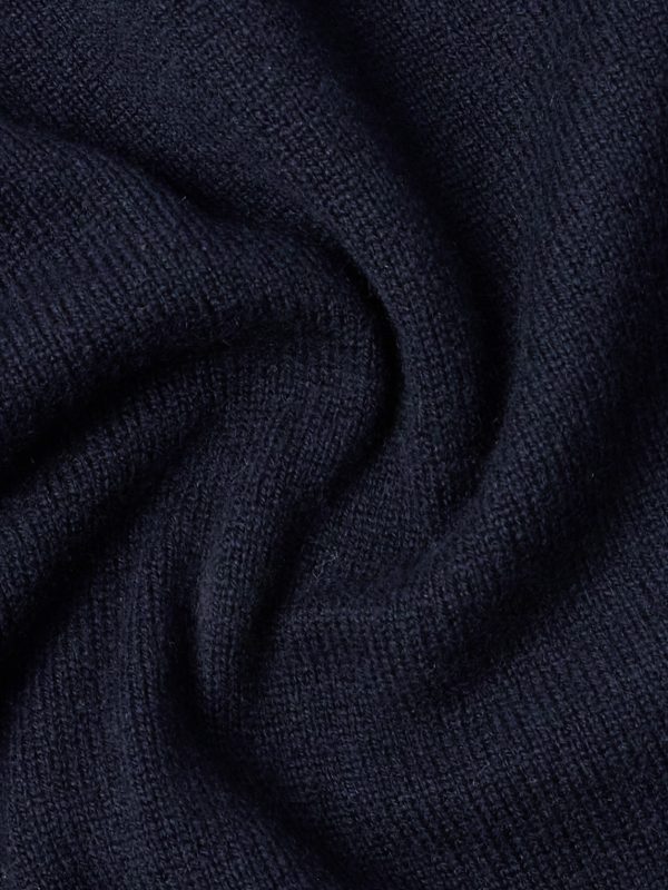 Ribbed Cashmere Zip-Up Sweater - E1 Ribbed Cashmere Zip-Up Sweater - E1