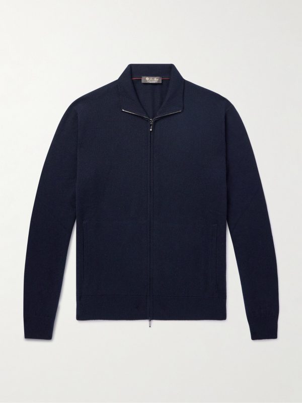 Ribbed Cashmere Zip-Up Sweater Ribbed Cashmere Zip-Up Sweater