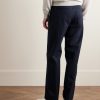 Merse Straight-Leg Cotton-Gabardine Trousers - BK Merse Straight-Leg Cotton-Gabardine Trousers - BK