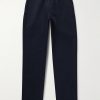 Merse Straight-Leg Cotton-Gabardine Trousers Merse Straight-Leg Cotton-Gabardine Trousers