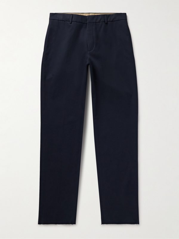 Merse Straight-Leg Cotton-Gabardine Trousers Merse Straight-Leg Cotton-Gabardine Trousers