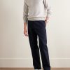 Merse Straight-Leg Cotton-Gabardine Trousers - OU Merse Straight-Leg Cotton-Gabardine Trousers - OU