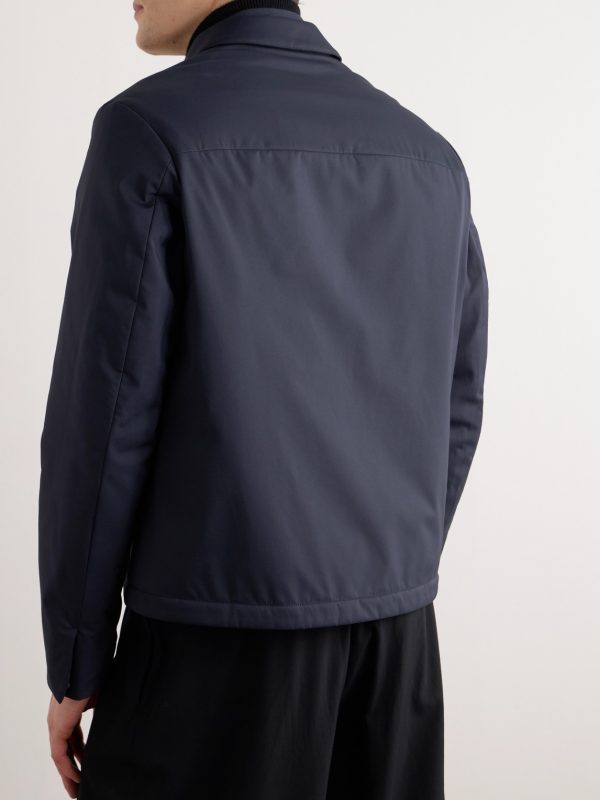Maurin Padded Shell Zip-Up Blouson Jacket - BK
