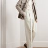 Gosen Straight-Leg Pleated Cotton-Blend Trousers - OU Gosen Straight-Leg Pleated Cotton-Blend Trousers - OU