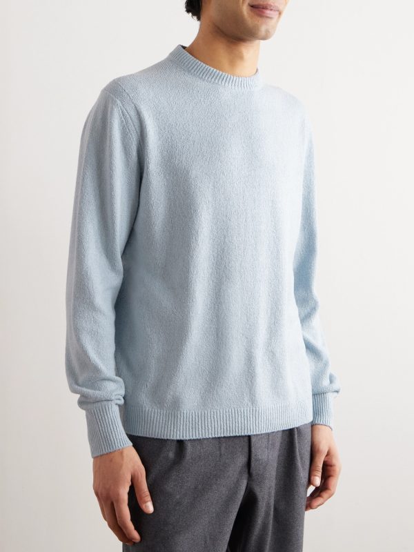 Ribbed Silk Sweater - FR Ribbed Silk Sweater - FR