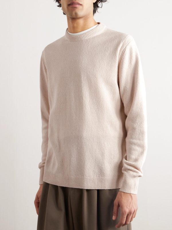 Ribbed Silk Sweater - FR Ribbed Silk Sweater - FR