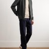 Cashmere Zip-Up Sweater - OU Cashmere Zip-Up Sweater - OU