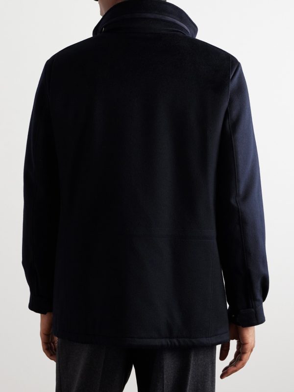 Traveller Storm System® Cashmere Hooded Field Jacket - BK Traveller Storm System® Cashmere Hooded Field Jacket - BK