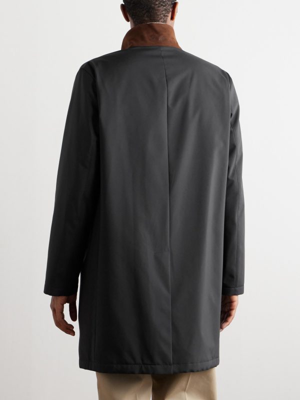 Sebring Windmate Suede-Trimmed Storm System® Shell Car Coat - BK Sebring Windmate Suede-Trimmed Storm System® Shell Car Coat - BK
