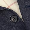 Spagna Leather-Trimmed Cotton and Cashmere-Blend Denim Jacket - CU Spagna Leather-Trimmed Cotton and Cashmere-Blend Denim Jacket - CU
