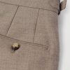 Straight-Leg Pleated Wool-Twill Suit Trousers - CU