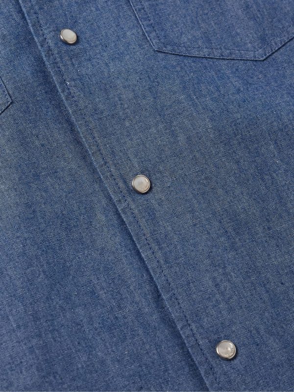 Thomas Cotton-Chambray Shirt - CU Thomas Cotton-Chambray Shirt - CU