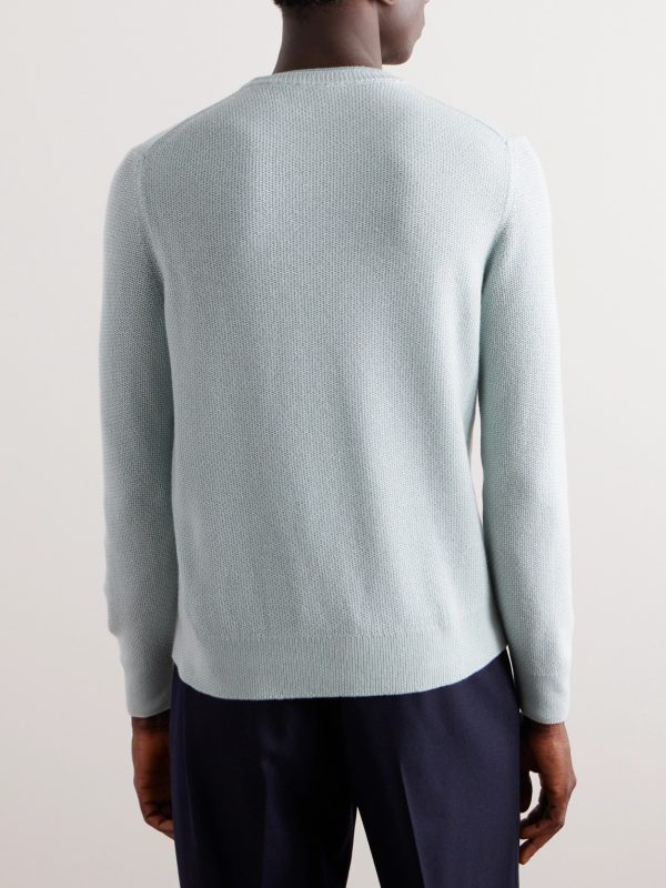City Birdseye Baby Cashmere Sweater - BK