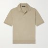 Silk and Linen-Blend Polo-Shirt Silk and Linen-Blend Polo-Shirt