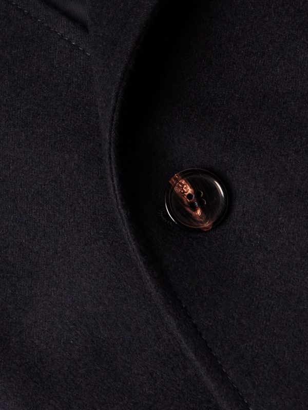 Spagna Leather-Trimmed Cashmere-Felt Jacket - CU