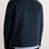Double-Breasted Cotton and Cashmere-Blend Peacoat - BK Double-Breasted Cotton and Cashmere-Blend Peacoat - BK