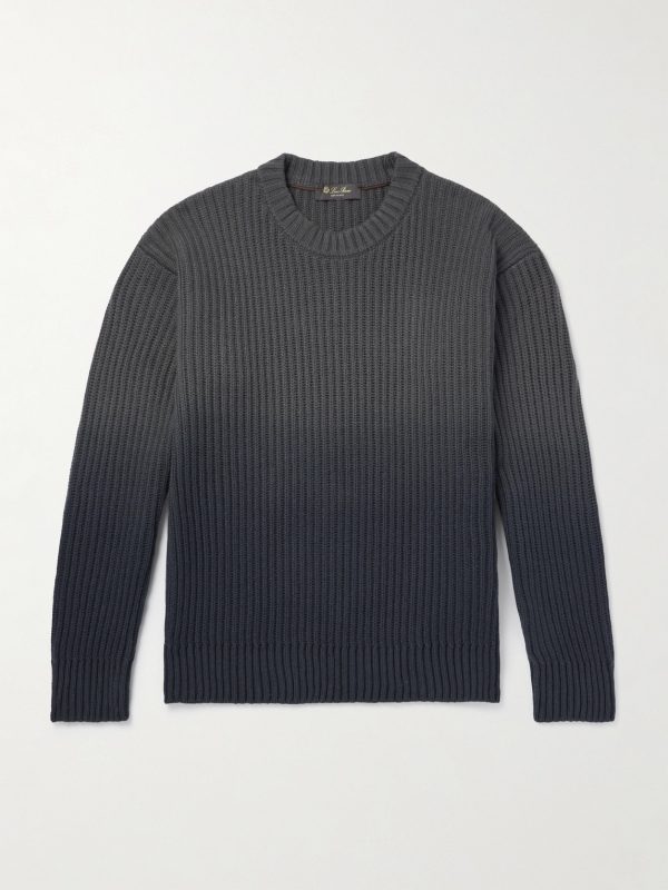 Yugen Dégradé Ribbed Cashmere Sweater Yugen Dégradé Ribbed Cashmere Sweater