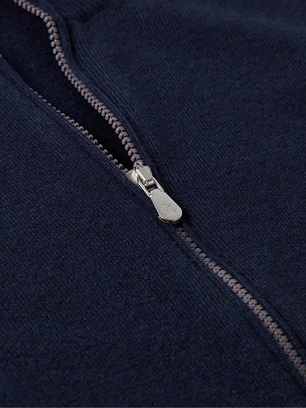 Cashmere Zip-Up Sweater - CU Cashmere Zip-Up Sweater - CU