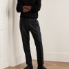 Slim-Fit Pleated Virgin Wool and Silk-Blend Tuxedo Trousers - OU