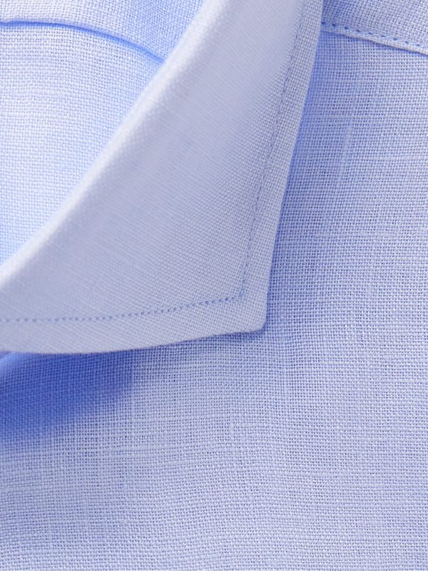 Bridford Cutaway-Collar Linen Shirt - CU Bridford Cutaway-Collar Linen Shirt - CU