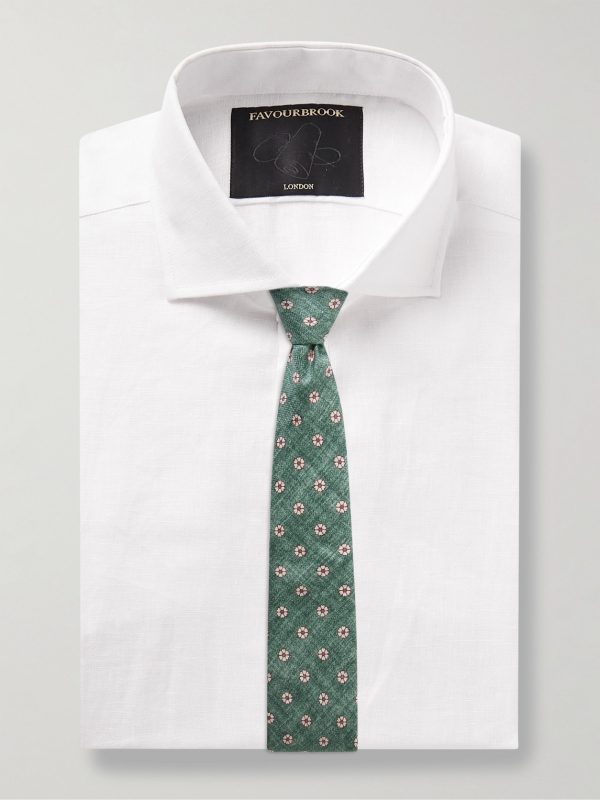 Bridford Cutaway-Collar Linen Shirt - E1 Bridford Cutaway-Collar Linen Shirt - E1
