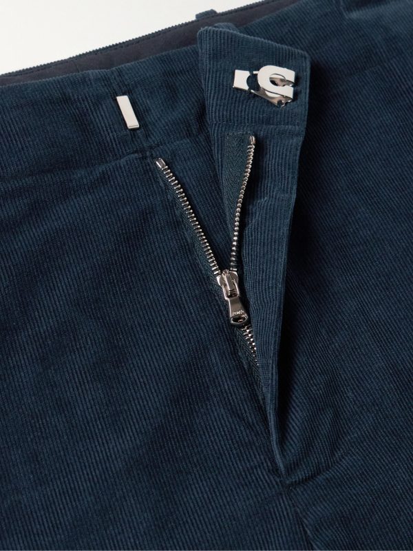 Rhys Straight-Leg Cotton-Corduroy Trousers - E1 Rhys Straight-Leg Cotton-Corduroy Trousers - E1