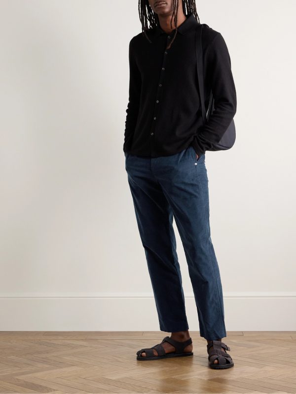 Rhys Straight-Leg Cotton-Corduroy Trousers - OU Rhys Straight-Leg Cotton-Corduroy Trousers - OU