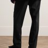 Elijah Straight-Leg Wool-Twill Trousers - BK Elijah Straight-Leg Wool-Twill Trousers - BK