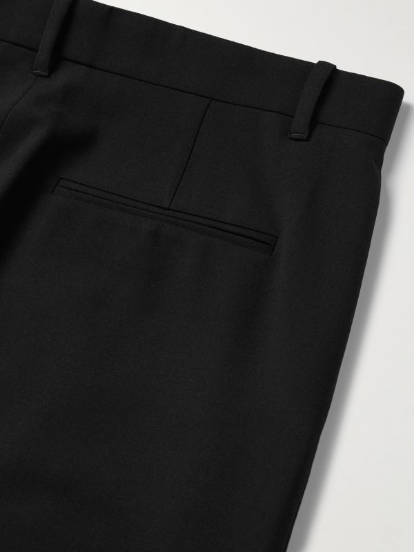 Elijah Straight-Leg Wool-Twill Trousers - CU Elijah Straight-Leg Wool-Twill Trousers - CU