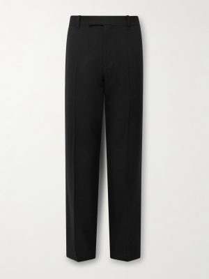 Elijah Straight-Leg Wool-Twill Trousers