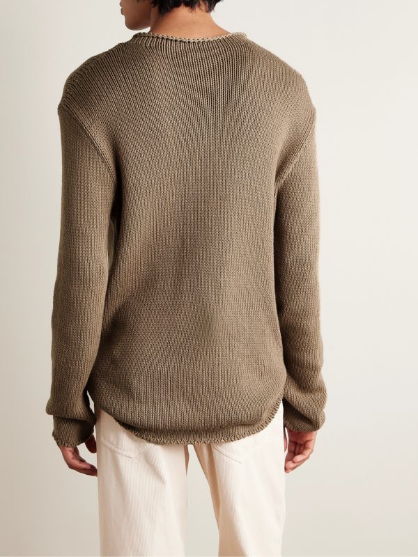 Anteo Cotton and Cashmere-Blend Sweater - BK Anteo Cotton and Cashmere-Blend Sweater - BK