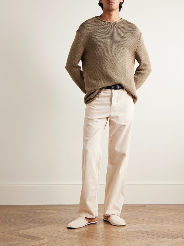Anteo Cotton and Cashmere-Blend Sweater - OU Anteo Cotton and Cashmere-Blend Sweater - OU