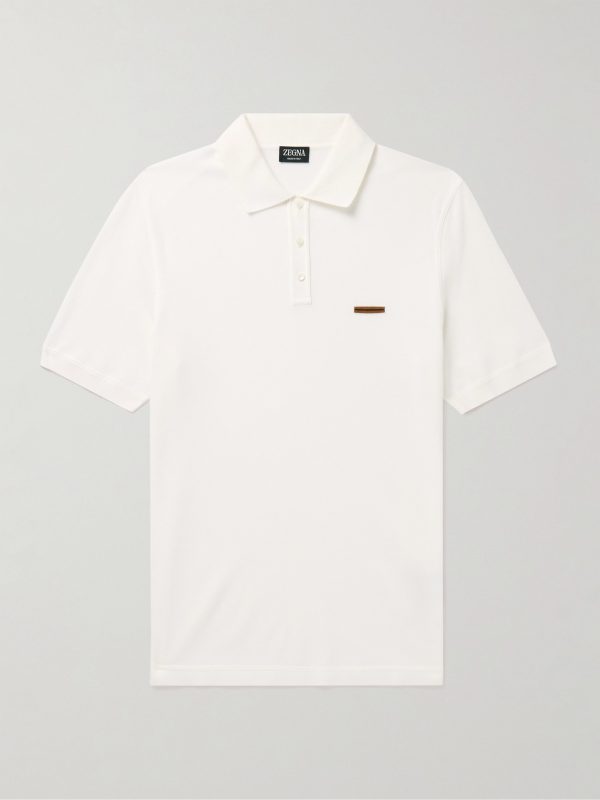 Slim-Fit Cotton-Piqué Polo Shirt Slim-Fit Cotton-Piqué Polo Shirt